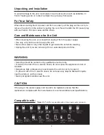 Preview for 3 page of Centrios 1410106 Instruction Manual