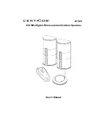 Centrios Centros User Manual preview