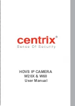 Предварительный просмотр 1 страницы Centrix W20X User Manual