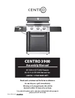 Centro CENTRO 3900 Assembly Manual предпросмотр