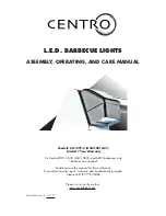 Предварительный просмотр 1 страницы Centro L.E.D. BARBECUE LIGHTS Assembly, Operating, And Care Manual