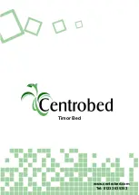 Предварительный просмотр 1 страницы CENTROBED Timor Bed Instructions For Use Manual