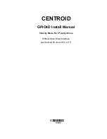 Preview for 1 page of Centroid GPIO4D Install Manual