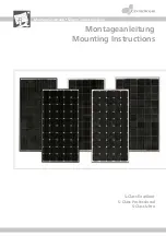 Centrosolar S-Class Excellent Series Mounting Instructions preview