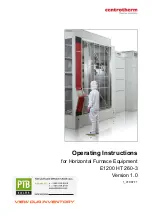 Preview for 1 page of CENTROTHERM E1200 HT 260-3 Operating Instructions Manual