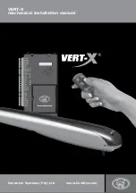 Preview for 1 page of CENTURION SYSTEMS VERT-X Mechanical Installation Manual