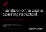 Centurion 236.17.0 Translation Of The Original Operating Instructions preview