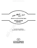 Preview for 1 page of Centurion Auto-Mate Installation Manual