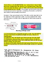 Preview for 3 page of Centurion TESLA 21+ Operating Manual