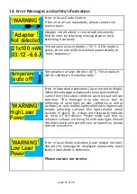 Preview for 23 page of Centurion TESLA 21+ Operating Manual