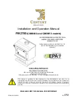 Preview for 1 page of Century Heating CB00003 Installation And Operation Manual