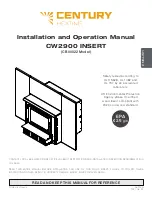 Предварительный просмотр 1 страницы Century Heating CB00022 Installation And Operation Manual