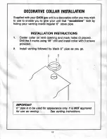 Preview for 19 page of Century Heating G400 Owner'S Manual