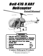 Предварительный просмотр 2 страницы Century Helicopter Products Bell 47G II ARF Helicopter Manual