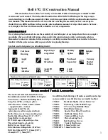 Предварительный просмотр 4 страницы Century Helicopter Products Bell 47G II ARF Helicopter Manual