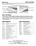 Предварительный просмотр 13 страницы Century Helicopter Products Bell 47G II ARF Helicopter Manual