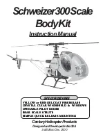 Предварительный просмотр 1 страницы Century Helicopter Products Schweizer 300 Scale Instruction Manual