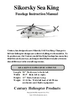 Century Helicopter Products Sikorsky S-61 Sea King Instruction Manual preview