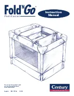 Century Fold'N GO 10-737 Instruction Manual preview