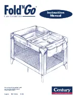 Century Fold'N GO 10-749 Instruction Manual preview