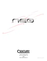 Preview for 12 page of Century NEO 720 Manual