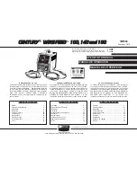 Century Wire Feed 100 Operator'S Manual preview