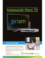 CenturyLink Prism TV Quick User Manual preview