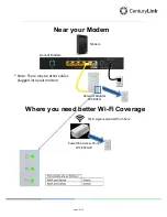 Preview for 2 page of CenturyLink WF-802G Installation Manual