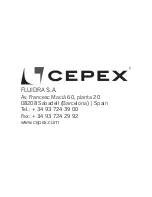 Preview for 80 page of Cepex CTD075 Installation And Operation Instractions