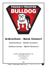 Cequent Performance Products Tough & Trusted Bulldog Instructions Manual preview