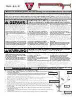 Preview for 5 page of Cequent BULLDOG Multi-Jack 48 Instruction Manual