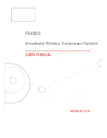 Ceragon FA4800 User Manual предпросмотр