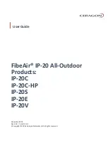 Ceragon FibeAir IP-20 All-Outdoor Series User Manual preview