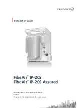 Ceragon FibeAir IP-20S Installation Manual preview