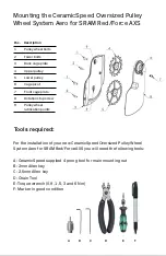 Preview for 3 page of Ceramicspeed Oversize Pulley Wheel Aero System Mounting & Maintenance