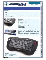 Ceratech Wireless Keyboard with Optical Trackball Specification preview