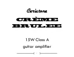 Ceriatone CREME BRULEE User Manual предпросмотр