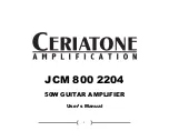 Ceriatone JCM 800 2204 User Manual предпросмотр