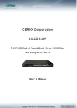 Предварительный просмотр 1 страницы Cerio CS-2224-14P User Manual