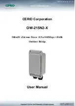 Предварительный просмотр 1 страницы Cerio OW-215N2-X User Manual