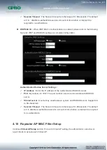 Предварительный просмотр 71 страницы Cerio OW-215N2-X User Manual