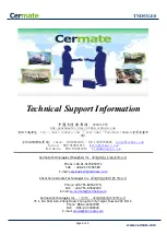 Preview for 9 page of Cermate Technologies TN531D Technical Document