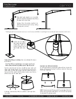 Preview for 3 page of CERNO Fons Floor Lamp Aassembly Instructions