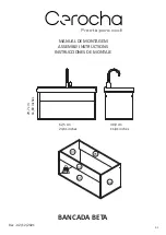 Preview for 1 page of CEROCHA BANCADA BETA Assembly Instructions