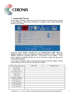 Preview for 8 page of Ceronix 1505-LCD Specification And Operation Manual