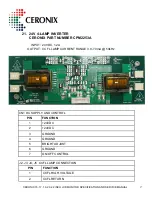 Preview for 37 page of Ceronix 1505-LCD Specification And Operation Manual