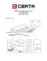 Certa CT12KJMNPSA Quick Start Manual предпросмотр