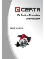 Certa CT18VCIRCSWA User Manual preview