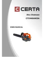 Preview for 1 page of Certa CTCHNSAW25A User Manual