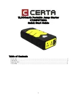 Certa CTJMPST12KA Quick Start Manual preview